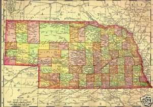 1916 History & Genealogy of Buffalo County Nebraska NE  