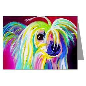  Chinese Crested 2 Dog Greeting Cards Pk of 10 by CafePress 