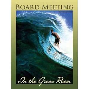  Board Meeting Metal Sign Surfing and Tropical Decor Wall 