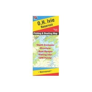   Ivie Reservoir Fishing Map (Texas Fishing Map Series, A429): Books