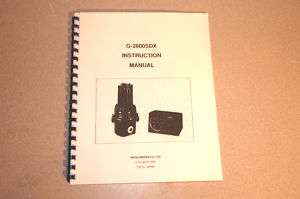 YAESU Rotor G 2800SDX Manual   RING BOUND ~~~~  