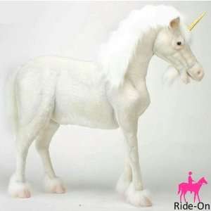  Hansa Plush Ride on Unicorn   39 Tall Toys & Games
