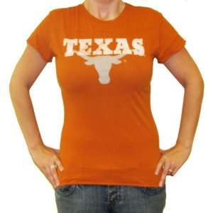   Chest Seam Texas Orange T Shirt by Step Ahead: Sports & Outdoors