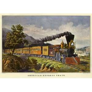  American Express Train Wooden Jigsaw Puzzle: Toys & Games