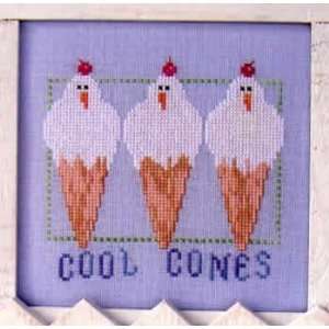  Cool Cones (cross stitch) Arts, Crafts & Sewing