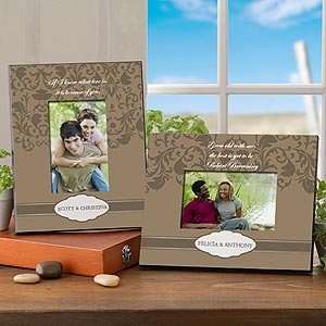 Personalized Romantic Picture Frame   At One Glance 