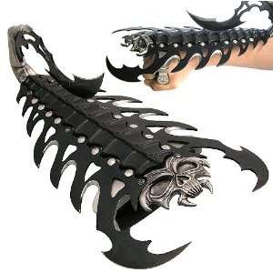  Death Stalker Scorpion Fantasy Arm Dagger with Plaque 