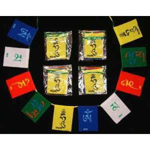  ~ Tibetan Prayer flags ~ 10 SETS ~ OM MANI flag x 100 
