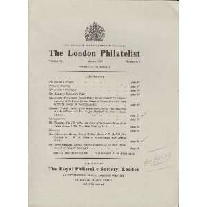 The London Philatelist Vol. 78, Number 915 (Vol. 78, Number 915) The 