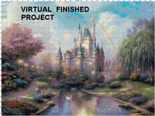 Cinderellas Castle Cross Stitch Pattern Fantasy TBB  