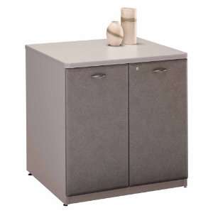  Series A Two Door Cabinet, Pewter/White Spectrum, 29 1 