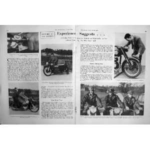   MOTOR CYCLE MAGAZINE 1954 JAMES CADET HUDRLIK SIDECAR: Home & Kitchen