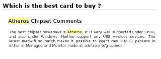 Atheros AR5212 802.11 A/B/G PCMCIA Wireless Card Kit  