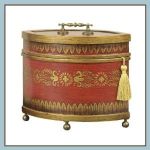  Feathered Majesty Wooden Box with Handle