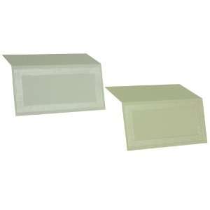 White Pearl Border Placecards 2 x 4 1/2   25 cards per pack