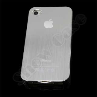 iPhone 4 4S Case DB Aluminum Silver iPhone4 iPhone4s Hard  