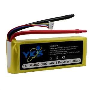  11.1v 5000mah 40c Rechargeable Rc Heli Lipo Battery Toys & Games