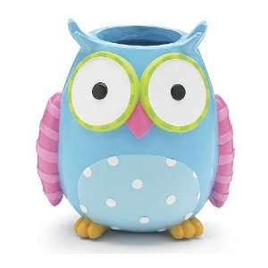Whimsical Owl Planter/Vase Adorable Baby Nursery and Home Decor 