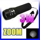 zoom focus 3 mode aaa cree q3 led flashlight camping