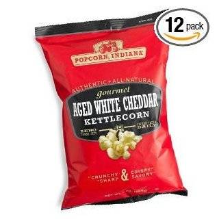 Popcorn Indiana White Cheddar Popcorn (Pack of 6):  Grocery 