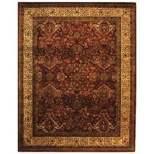   PL163A Red / Ivory Oriental Rug Size: 36 Round: Furniture & Decor