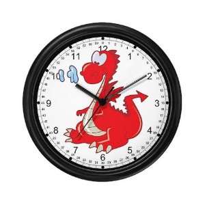  Red Dragon Pets Wall Clock by 