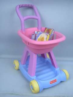 Fisher Price Fun With Food Shopping Cart With Food  
