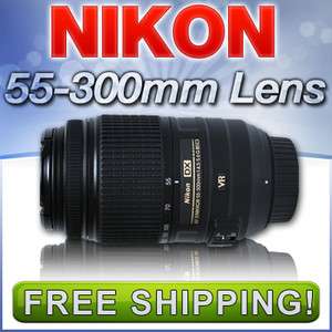 Nikon AF S NIKKOR 55 300mm f/4.5 5.6G ED VR Zoom Lens 018208021970 