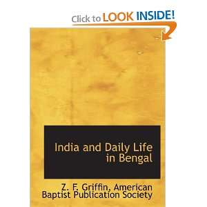  India and Daily Life in Bengal (9781140587507) American 