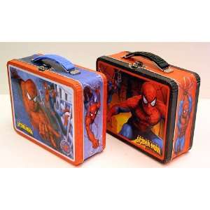  Spiderman TIN LUNCH BOX Carry All Toys & Games