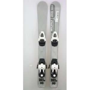 New ECO Gray Kids Shape Snow Ski with Salomon T5 Binding 80cm #23806 