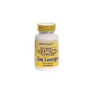  Basic Organics Zinc Lozenges Lemon 100 Health & Personal 