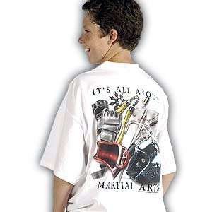  All About Martial Arts T Shirt: Sports & Outdoors