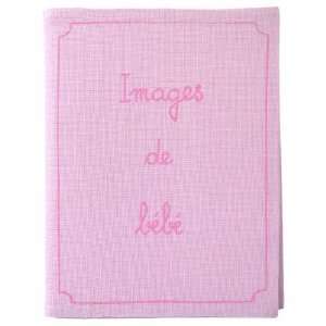  Baby Photo Album Brag Book Pink French Linen: Baby