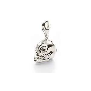  My Lucky Charms   Skull 3D Sterling Silver Charms Jewelry