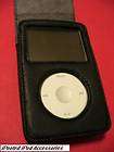 Black Leather Flip Case Belt CLip for iPod CLASSIC 5th Gen 60GB 80GB 
