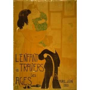   1901 poster Lenfant travers les ages  Petit Palais Av