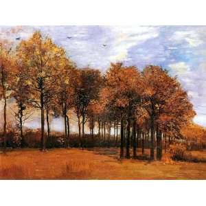  Oil Painting: Autumn Landscape: Vincent van Gogh Hand 