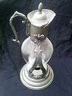 vintage silver faberware tea coffee pot pitcher with stand for parts 
