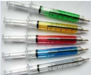 Hotsale New syringe pen/Ball pen/ Fashion pen 5pieces **pe01  