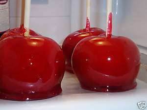 GOURMET RED CANDY APPLE/APPLES PARTY FAVOR/FAVORS  