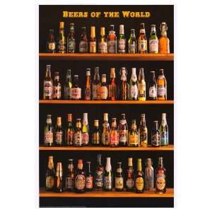  beers of the world   PARTY / COLLEGE POSTERS   24 X 36 