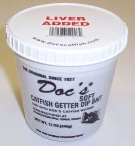 Docs Catfishing Stink/Dip/Sponge Catfish Bait w/ Liver  