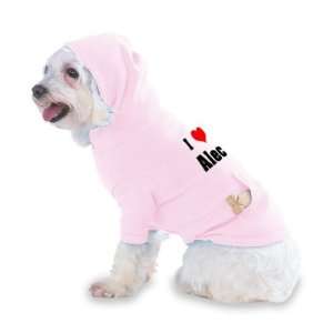  I Love/Heart Alec Hooded (Hoody) T Shirt with pocket for 
