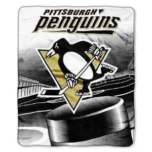  Pittsburgh Penguins 50x60 Power Shot Micro Raschel Throw 