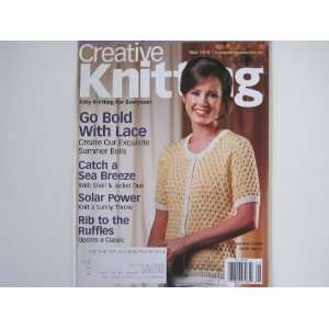    Creative Knitting Magazine May 2010 Barb Bettegnies Books