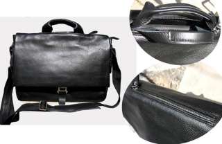 Mens Real Leather Messenger Shoulder Satchel Bag New  