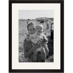   /Matted Print 17x23, Potato Picking Mother with Baby: Home & Kitchen