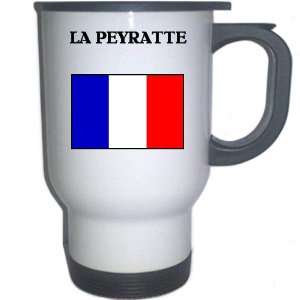  France   LA PEYRATTE White Stainless Steel Mug 