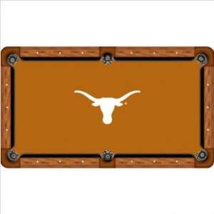 University of Texas Football Pool Table Felt Design Texas 1, Size 7 